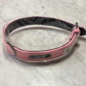Stylish Pink Dog Collar